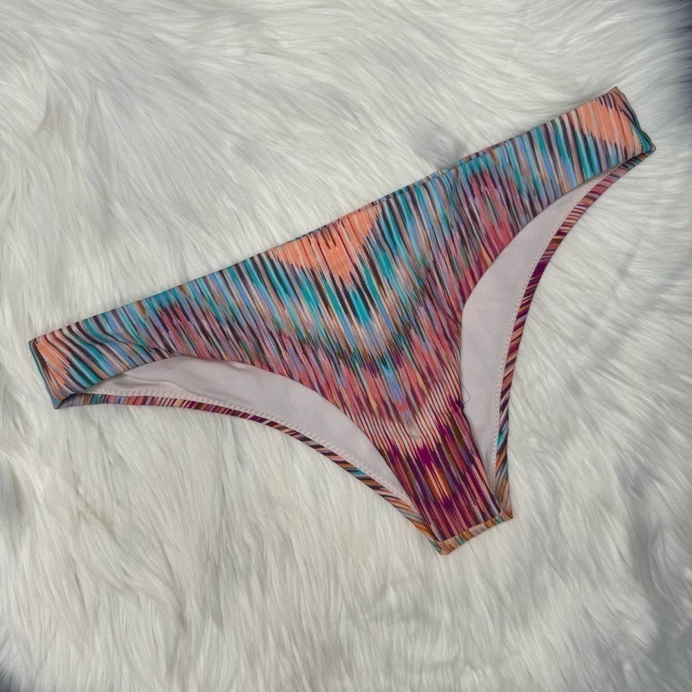 NWT Raisins Multicolored Mai Tai Cheeky Fit Bikini Bottom Small